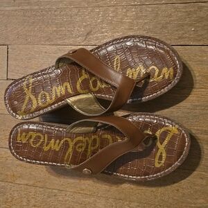 Sam Edelman Brown Sandals Platform Heels Size 8